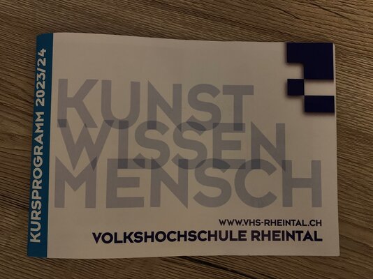 Volkshochschule Rheintal Benedikt Weissenrieder